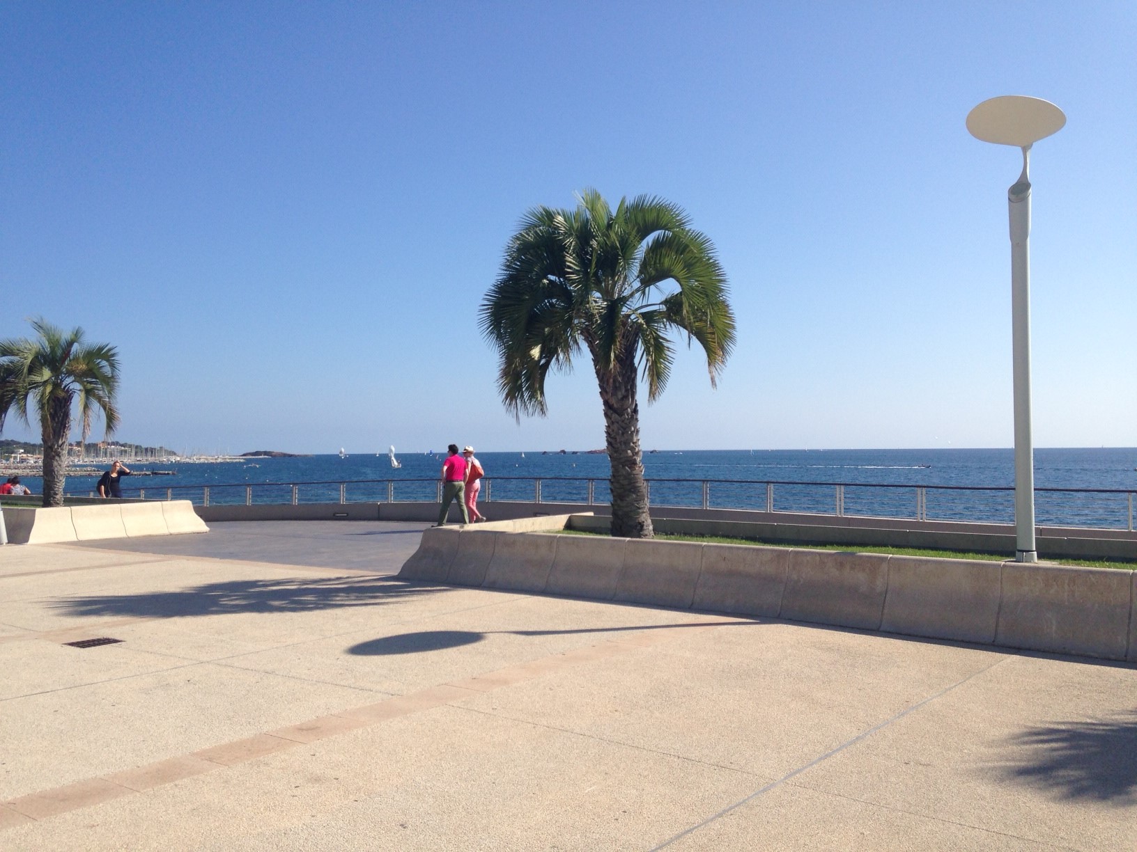 Le bord de mer de Fréjus