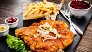 Schnitzel et frites