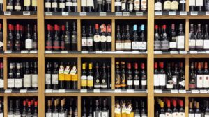 Étalage de vins